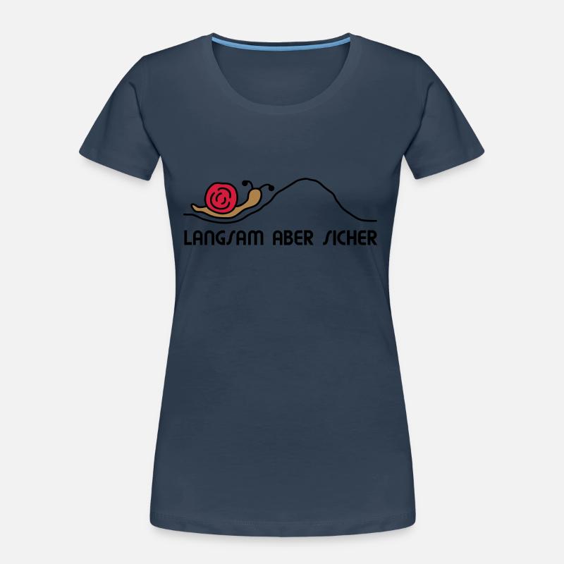 Schnecke langsam - V3 Frauen Premium Bio T-Shirt