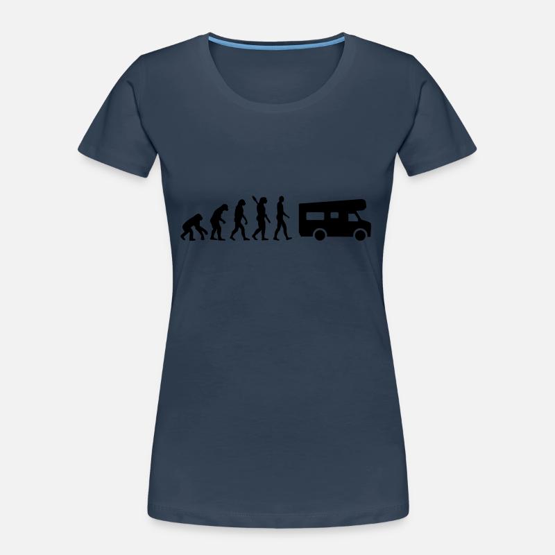Evolution Camping - Women's Premium Organic T-Shirt - 