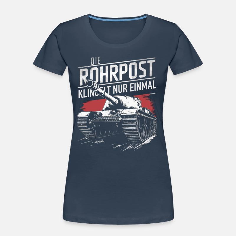 Panzer Kampfpanzer Panzerkampfwagen Panzerfahrer Frauen Premium Bio T-Shirt
