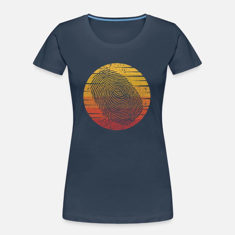 Retro Digital Forensics Science Forensic Scientist Women's Premium Organic T-Shirt