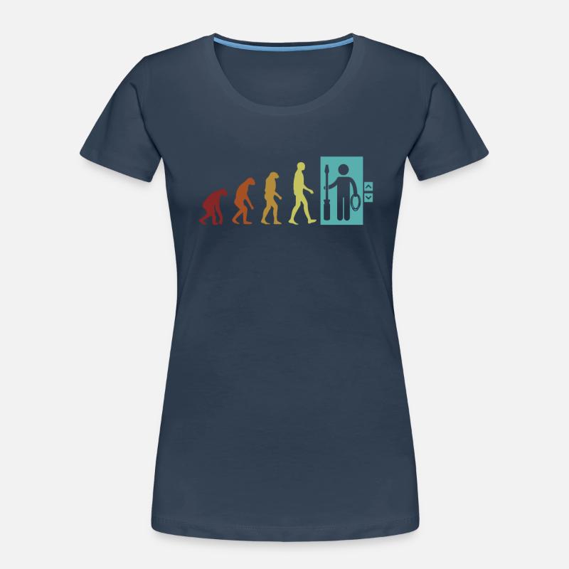 Elevator Technician Evolution Inspector Elevator Women's Premium Organic T-Shirt