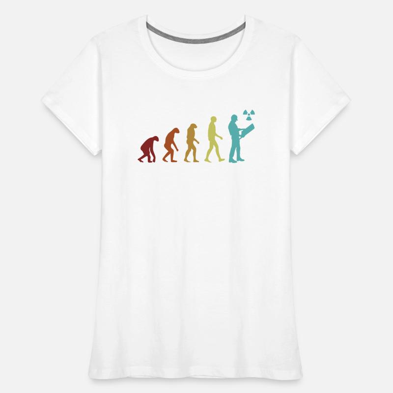 Nuclear Engineer Evolution Uranium Energy Nuclear Women's Premium Organic T-Shirt