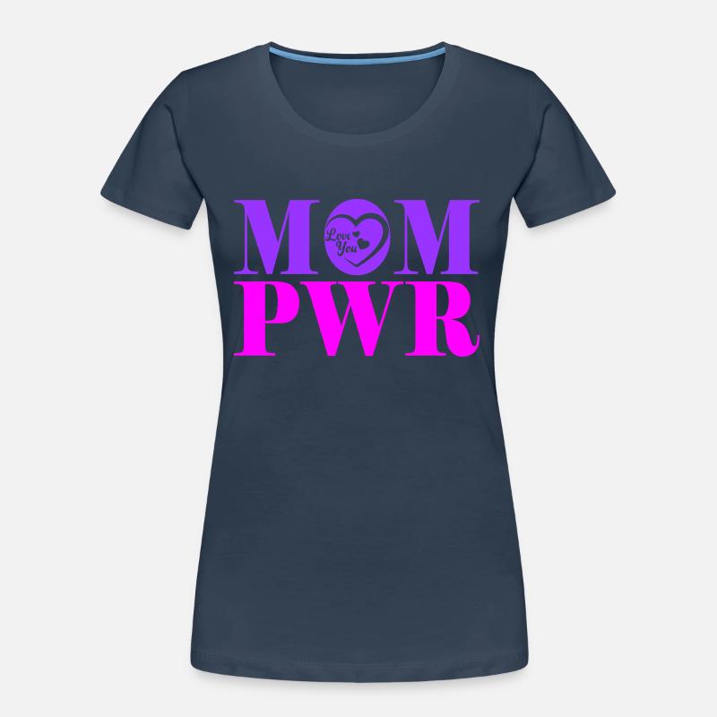 Mompower starke Mutter | Farbe änderbar Frauen Premium Bio T-Shirt