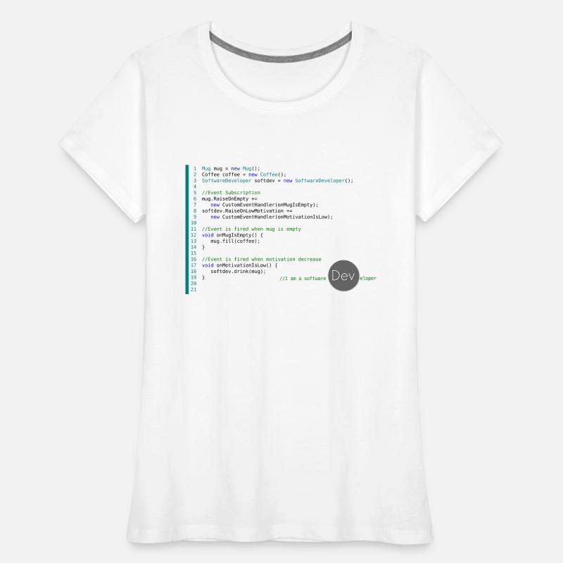 I am a Software Developer Frauen Premium Bio T-Shirt