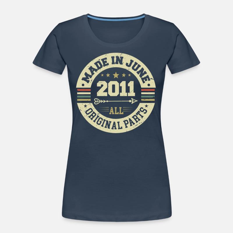 Juni 2011 Geburtstagsgeschenk Juni 2011 Juni 2011 Frauen Premium Bio T-Shirt