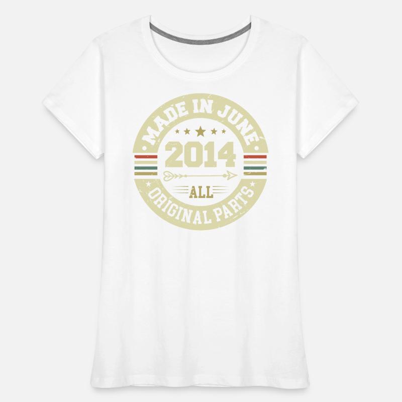 Juni 2014 Geburtstagsgeschenk Juni 2014 Juni 2014 Frauen Premium Bio T-Shirt
