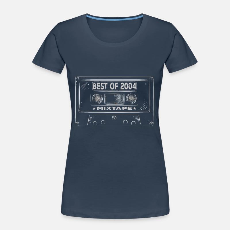 2004 Geburtstag Mixtape Kassette Retro Frauen Premium Bio T-Shirt