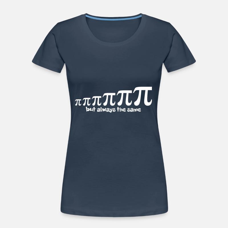 Evolution der Pi-Zahl Frauen Premium Bio T-Shirt