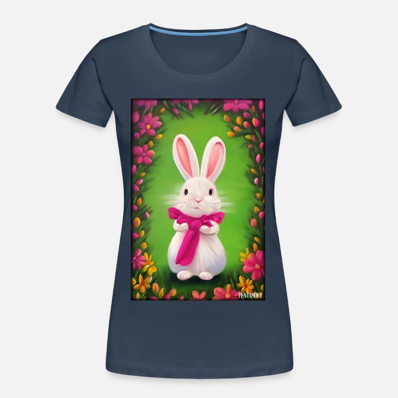 Rabbit Easter Easter Pet Easter Holiday Women's Premium Organic T-Shirt
