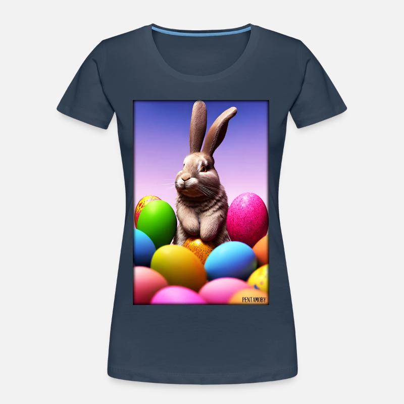 Rabbit Easter Easter Pet Easter Holiday Women's Premium Organic T-Shirt