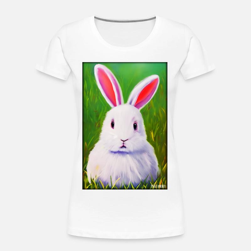 Rabbit Easter Easter Pet Easter Holiday - Women's Premium Organic T-Shirt - white