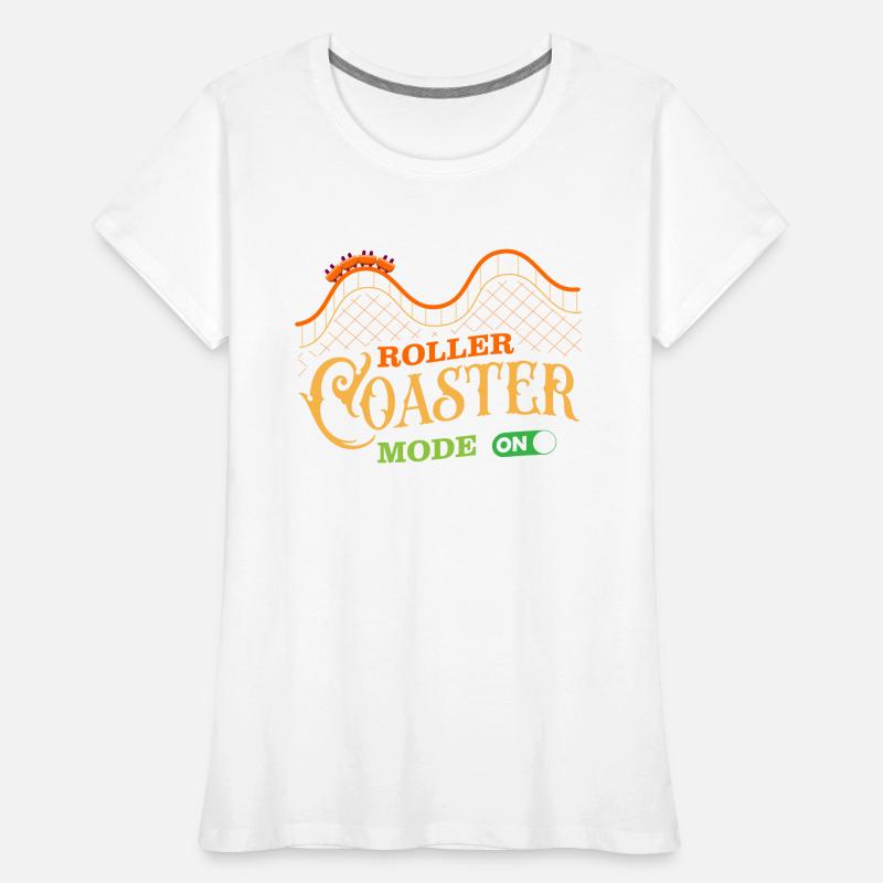 Roller coaster, roller coaster, boucle T-shirt bio Premium Femme