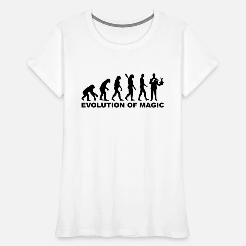 Évolution Magicien T-shirt bio Premium Femme