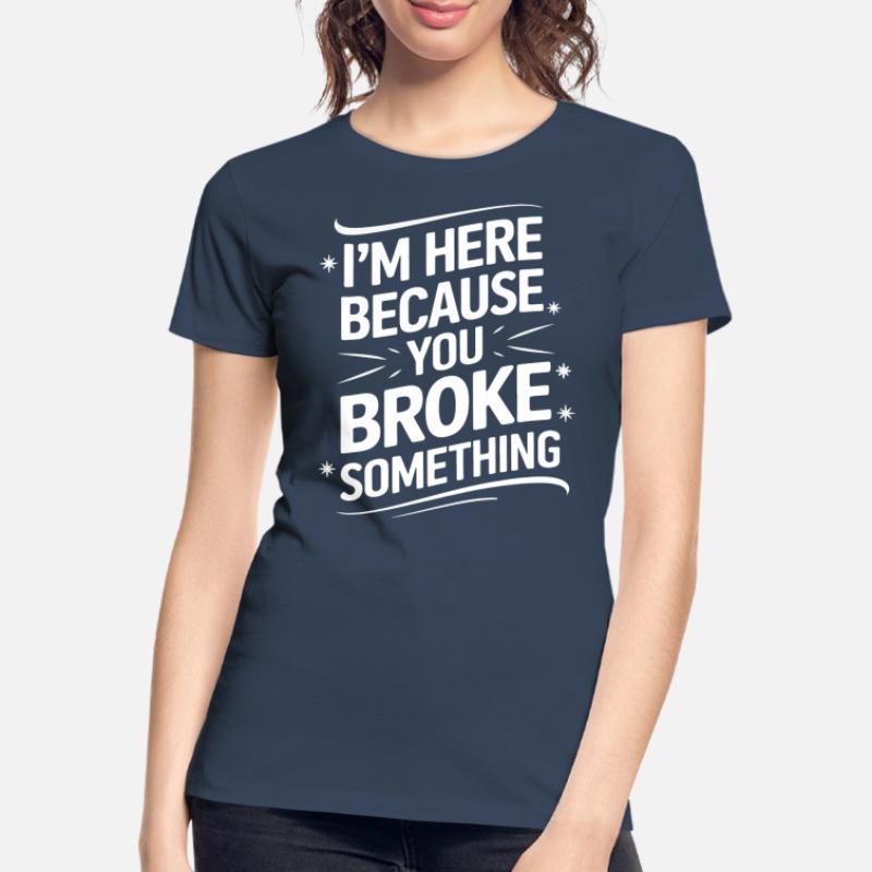 Technischer Support Computerfreak Nerd Frauen Premium Bio T-Shirt
