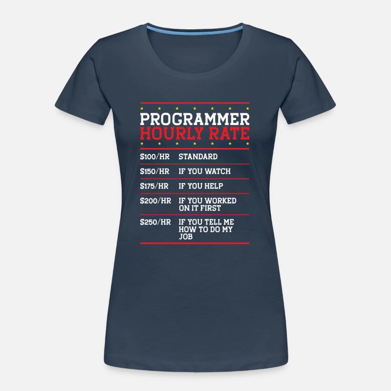 Programmierer Coder Code Computer Frauen Premium Bio T-Shirt