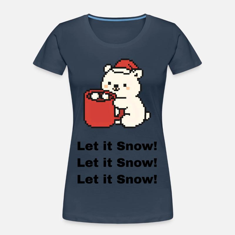 süßer Eisbär Frauen Premium Bio T-Shirt