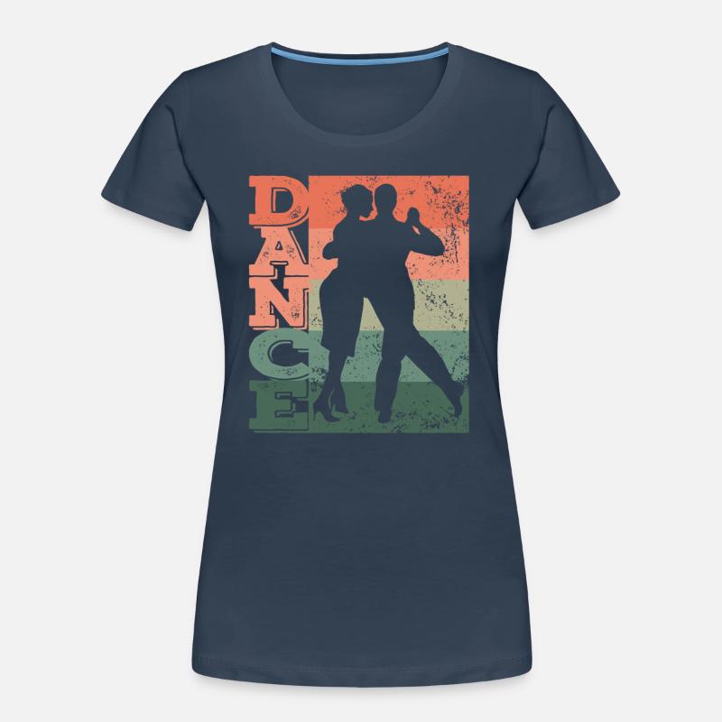 Argentine Tango Dancing Milonga Vals Women's Premium Organic T-Shirt