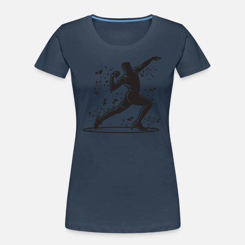 Lanceur de poids Colorsplash Lancer de poids T-shirt bio Premium Femme