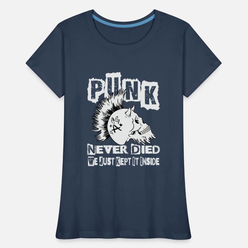 Punk Never Died We Just Kept It Inside - Gothic - Frauen Premium Bio T-Shirt