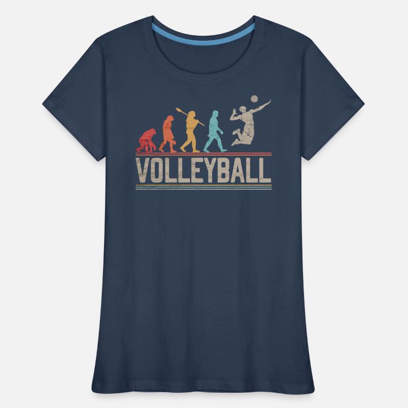 Volleyball Evolution Évolution du volleyball T-shirt bio Premium Femme