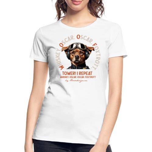 Hund - Woof - Frauen Premium Bio T-Shirt