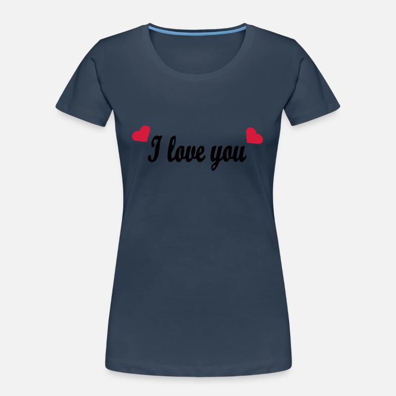 Je t'aime T-shirt bio Premium Femme