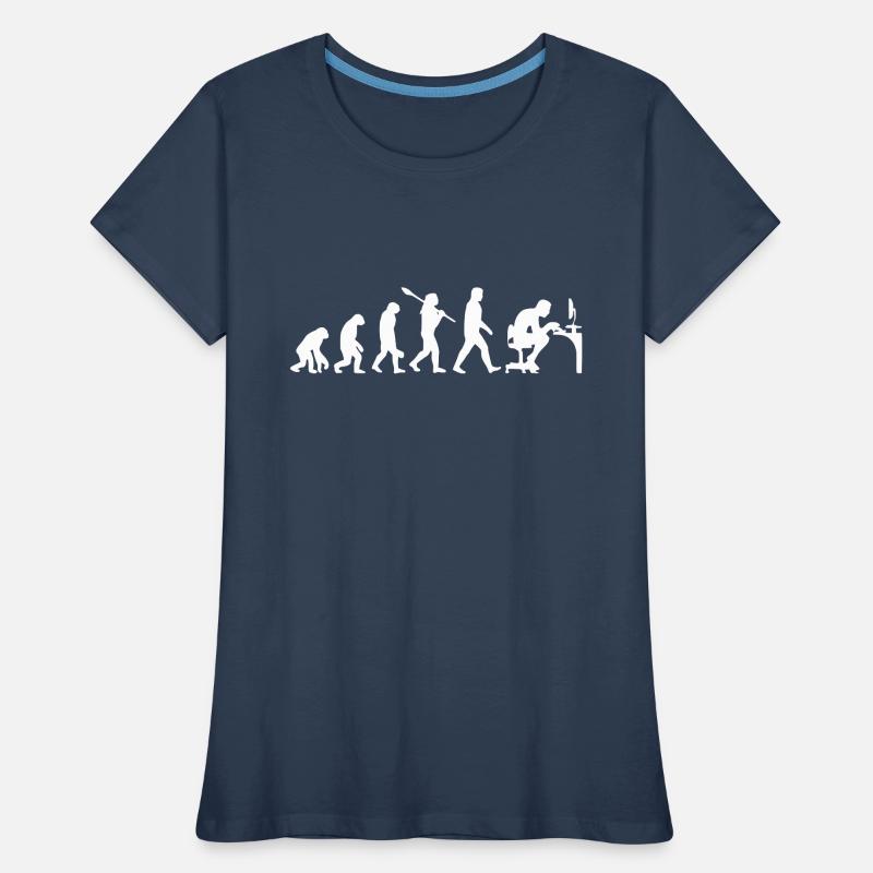 Programmeur - Evolution - PC - Informaticien T-shirt bio Premium Femme