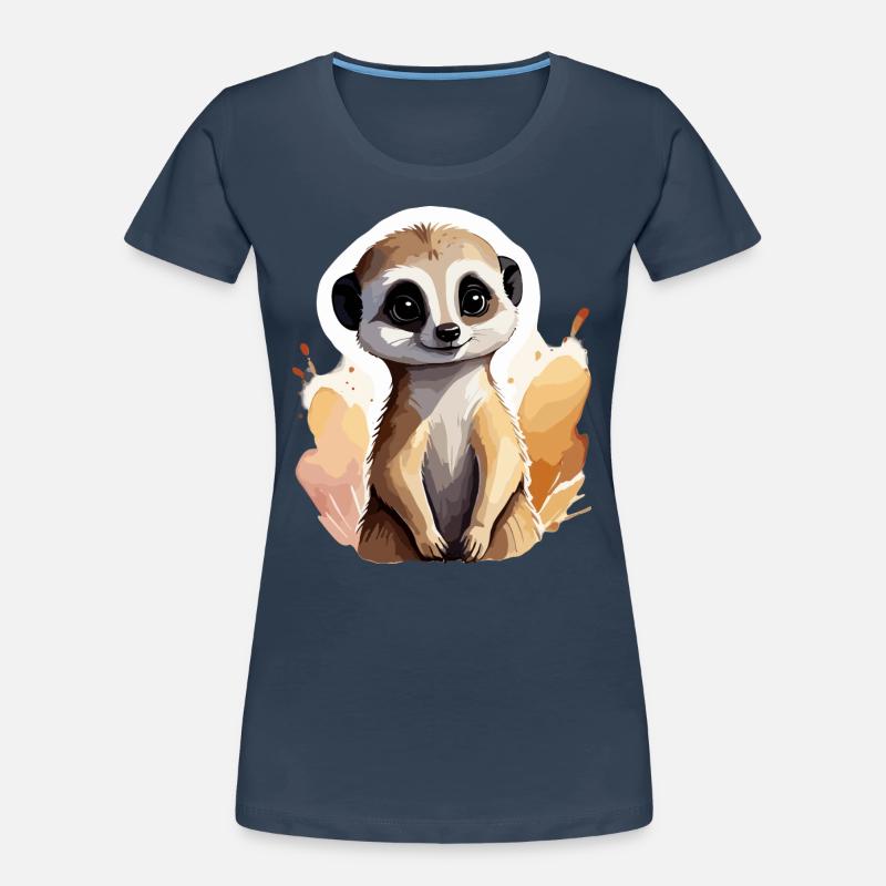 Suricates, Cool et Cool dans le désert, Mignon T-shirt bio Premium Femme