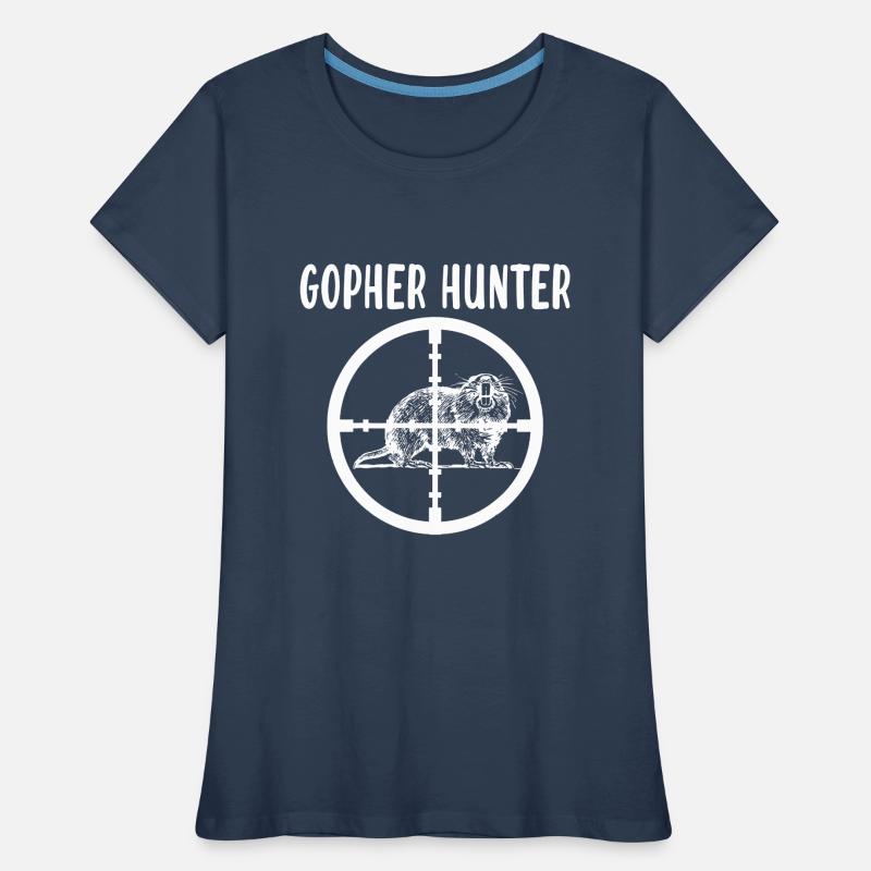 Gopher-Jäger, Experte für Ratten- und Mäusebekämpfung Frauen Premium Bio T-Shirt