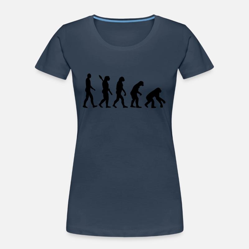 Evolution backwards Women's Premium Organic T-Shirt