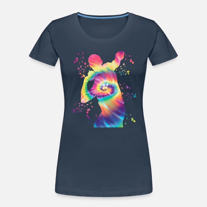 Lanceur de poids Colorsplash Lancer de poids T-shirt bio Premium Femme
