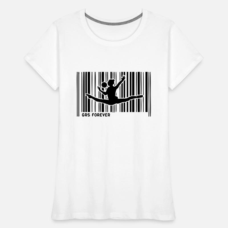 code barre grs gymnastique T-shirt bio Premium Femme