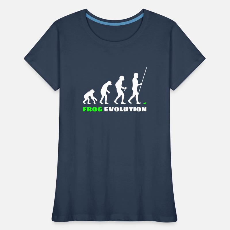 Evolution de la grenouille T-shirt bio Premium Femme