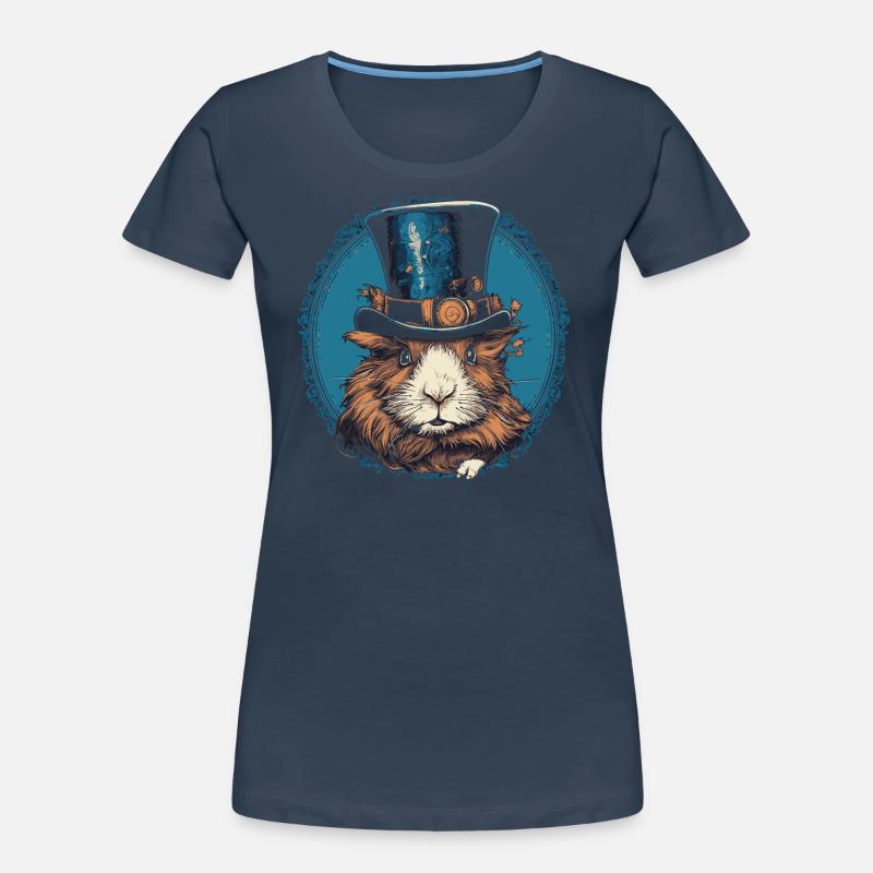 Cochon d’Inde Steampunk T-shirt bio Premium Femme