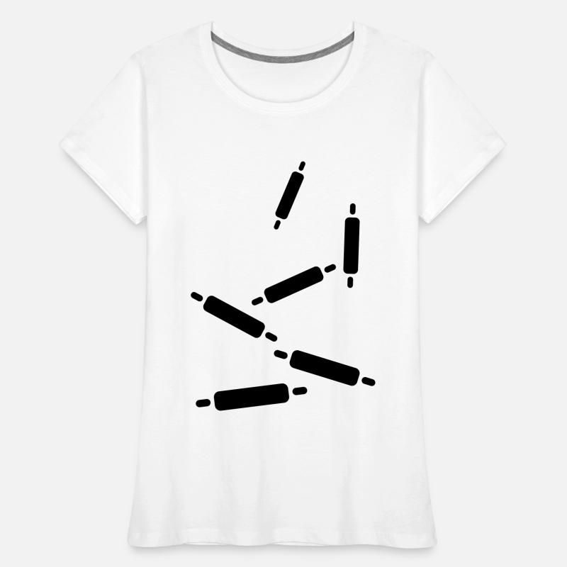 Kitchen roll baking rolling pin Women's Premium Organic T-Shirt
