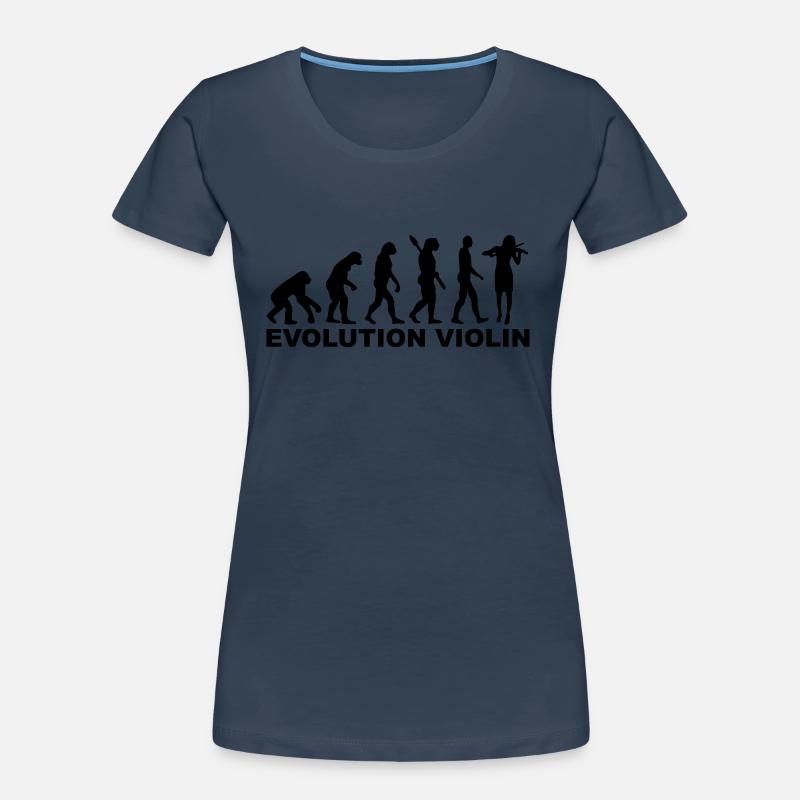 Evolution violin Women's Premium Organic T-Shirt