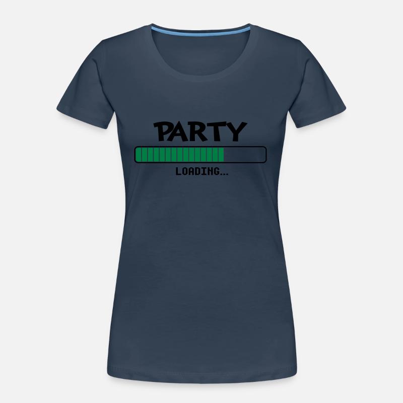 Party loading Ladebalken Frauen Premium Bio T-Shirt