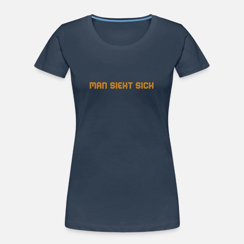 man sieht sich Frauen Premium Bio T-Shirt
