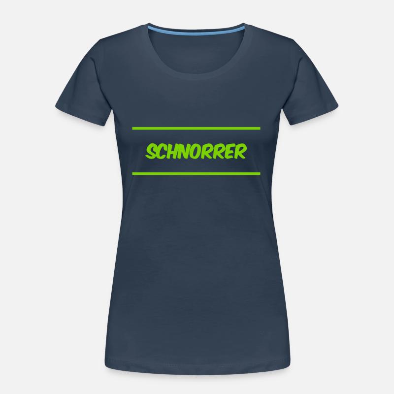 so sieht ein Schnorrer aus Frauen Premium Bio T-Shirt