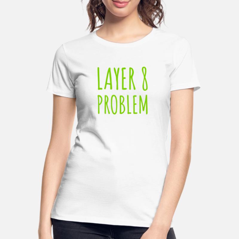 Layer 8 is causing problems Women's Premium Organic T-Shirt