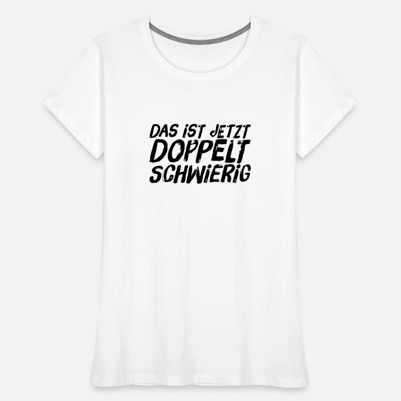difficulté plus élevée T-shirt bio Premium Femme