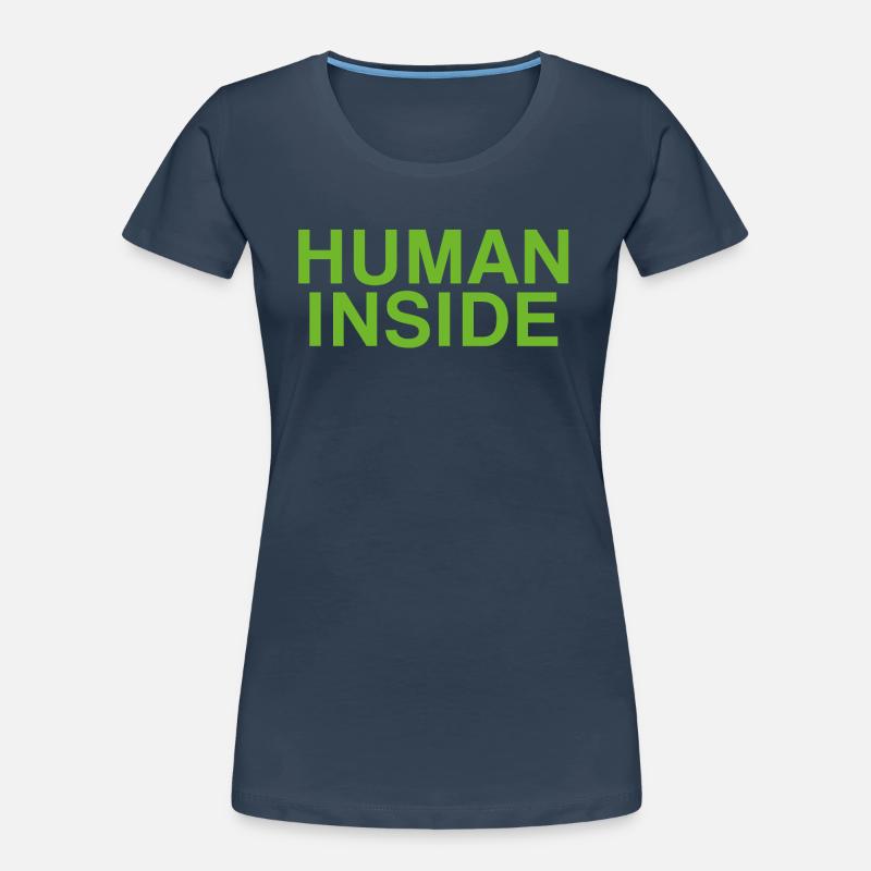 CONCEPTION DE TEXTE HUMAN INSIDE T-shirt bio Premium Femme
