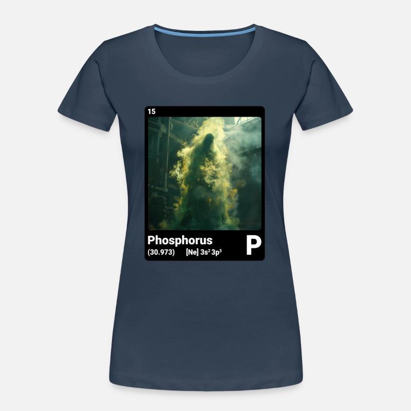 Periodic table element phosphorus (P) 015 Women's Premium Organic T-Shirt