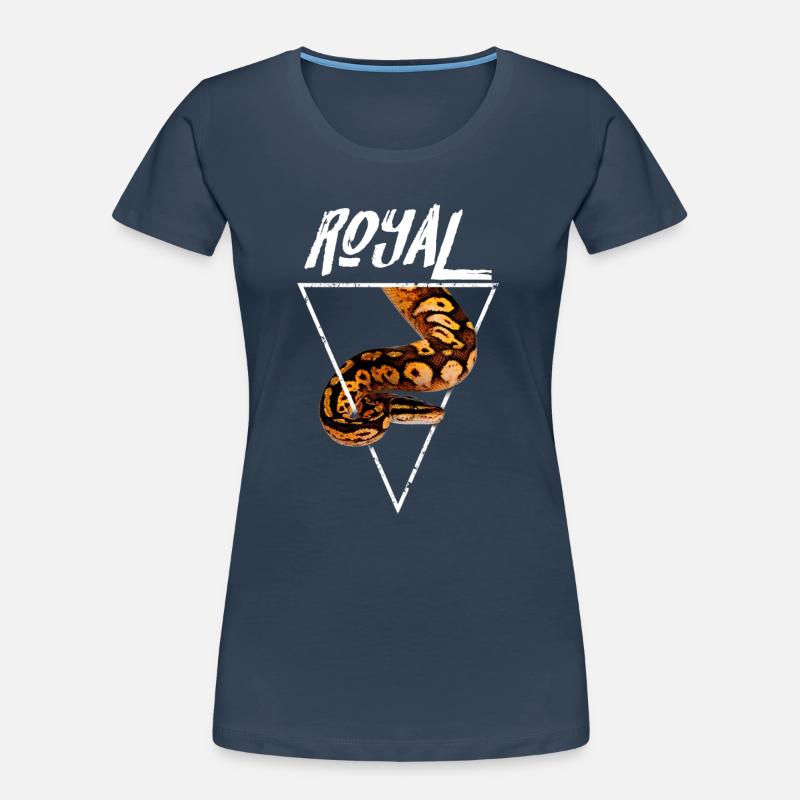 Royal Ball Python Propriétaire T-shirt bio Premium Femme