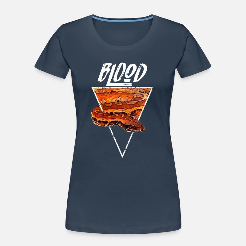 Blood Python Snake Keeper Geometric Women's Premium Organic T-Shirt