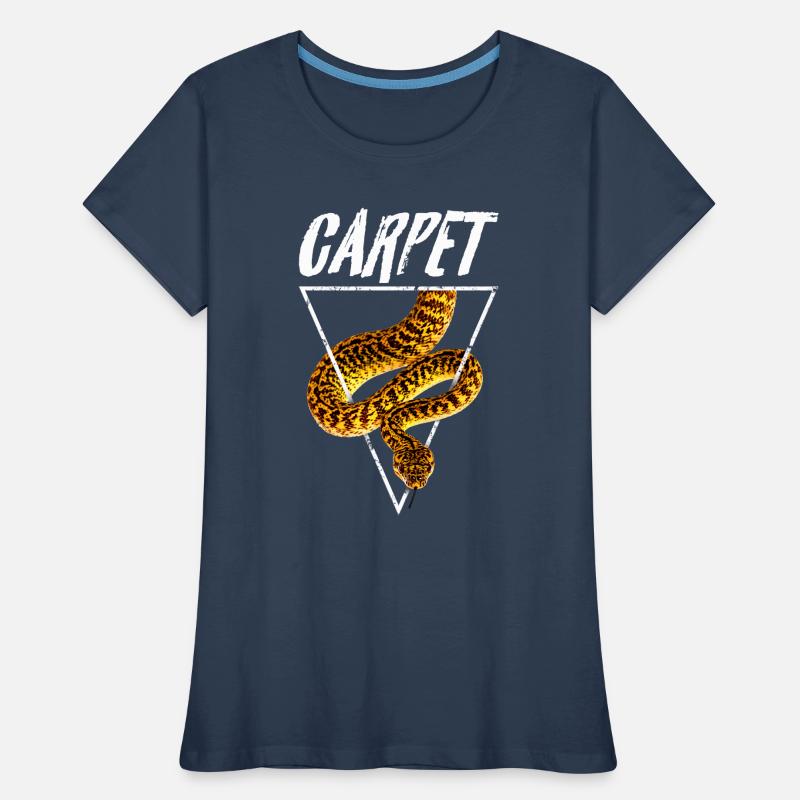 Carpet Python Retro Snake Owner Women's Premium Organic T-Shirt