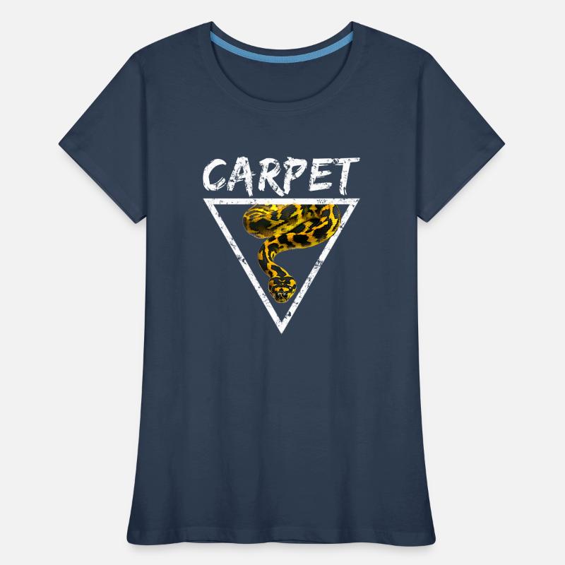 Carpet Python Geometric Snake Owner Women's Premium Organic T-Shirt