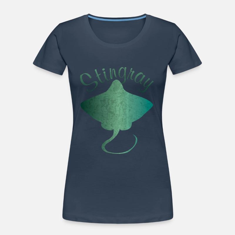 Rochen Stechrochen Stachelrochen Geschenk Frauen Premium Bio T-Shirt