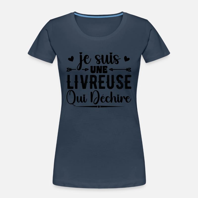 Ich bin ein Liefermädchen, das rockt Frauen Premium Bio T-Shirt