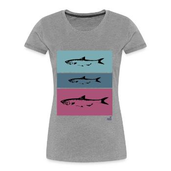 Aus dem Golf von Biskaya - Frauen Premium Bio T-Shirt -  - Vorne - Mia (176cm)